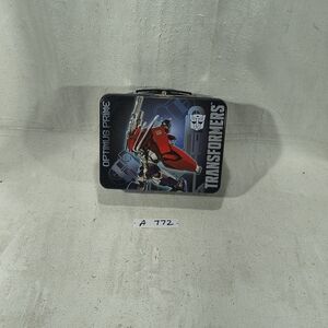 Transformers Optimus Prime Metal Lunchbox 9" X 7" X 4"